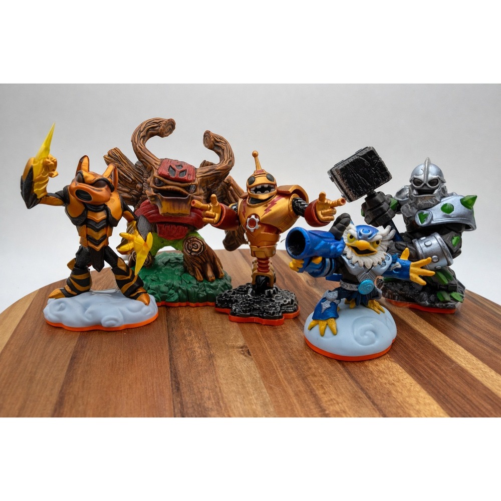 Skylanders Giants‎ Swap Force 5-Lot Swarm Bouncer Crusher Tree Rex Jet-Vac  0356